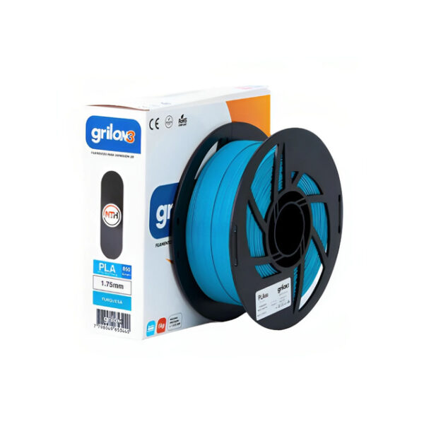 Filamento 3d Pla 850 Grilon3 De 1.75mm Y 1kg Color Turquesa