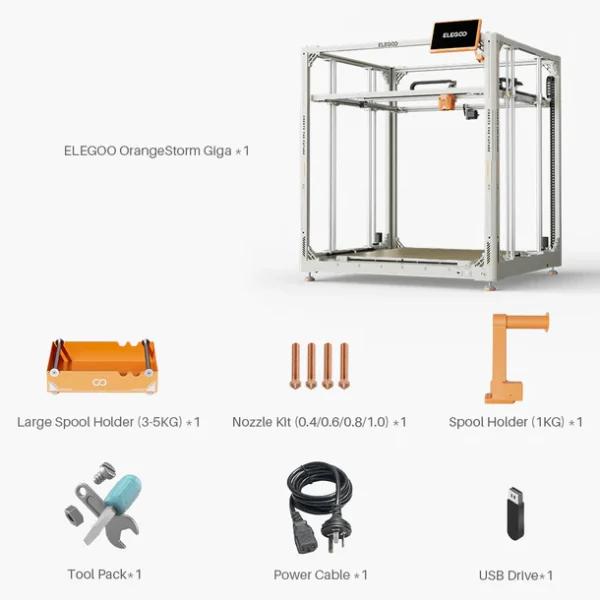 ELEGOO Impresora 3D ORANGE STORM FDM