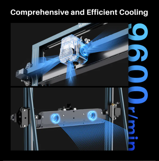 ELEGOO Impresora 3D Neptune-4MAX FDM firmware Klipper extrusora directa