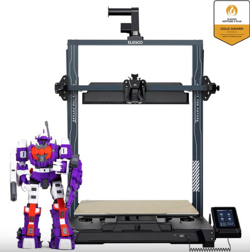 ELEGOO Impresora 3D Neptune-4PLUS FDM firmware Klipper extrusora directa