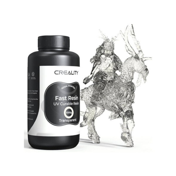 Resina 3D Creality Alta Velocidad Clear 1kg Botella Plástica