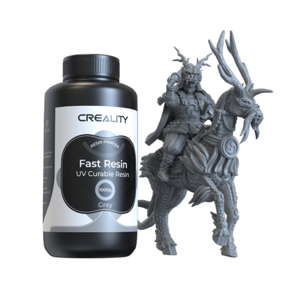 Resina 3D Creality Alta Velocidad Gris 1kg Botella Plástica