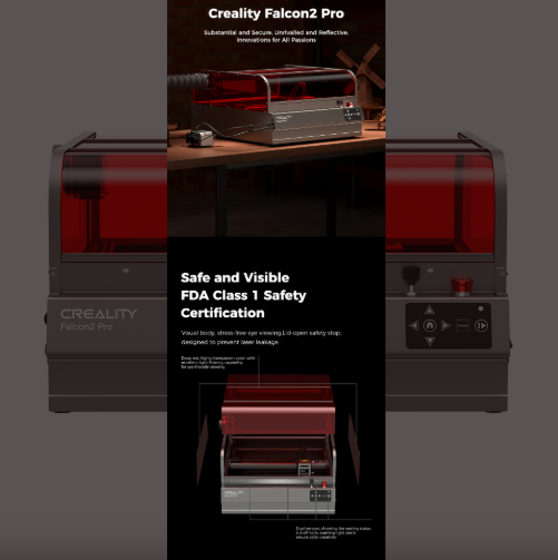 Grabadora Laser Falcon PRO 22 W