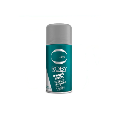 Roby Hard Look Spray Fijador Extra Fuerte 180ml Adherente 3d