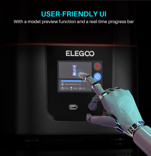 ELEGOO Mars-4 LCD mono de 7 «9K