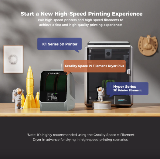 Space Pi Plus, for 2 roll filament
