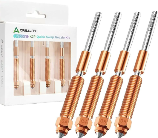Kits Nozzle Pico Boquilla Creality Unicorn K2 Plus Original x 4 unidades SKU: 13863